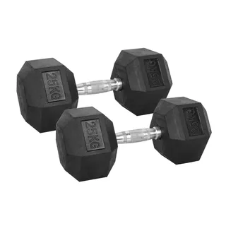 Sada šestihranných činek inSPORTline Hexsteel 2x 3-40 kg