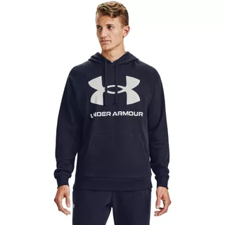 Men’s Hoodie Under Armour Rival Fleece Big Logo HD - Midnight Navy