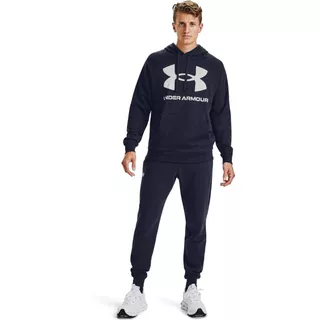 Men’s Hoodie Under Armour Rival Fleece Big Logo HD - Highland Buff Light Heather