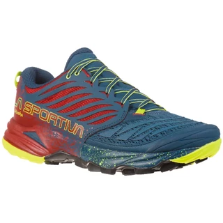 Men’s Trail Running Shoes La Sportiva Akasha - Tropic Blue/Cardinal Red
