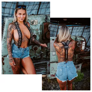 Suspenders W-TEC Black Heart Beer Rider