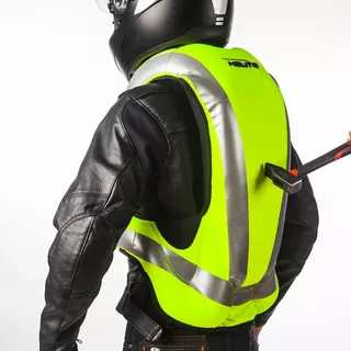 Airbagová vesta Helite Turtle HiVis 1, mechanická s trhačkou