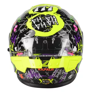 Moto přilba Lazer Rafale SR - Ride Oni (Black-Grey-Yellow Fluo-Matt)