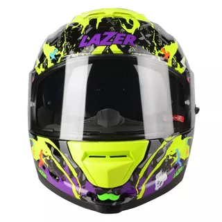 Moto přilba Lazer Rafale SR - Ride Oni (Black-Grey-Yellow Fluo-Matt)