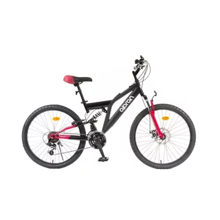 Odlehčené juniorské celoodpružené kolo Olpran Culex ALU 24" - model 2026 - černá/červená