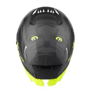 Moto přilba Lazer Rafale SR - Ride Oni (Black-Grey-Yellow Fluo-Matt)