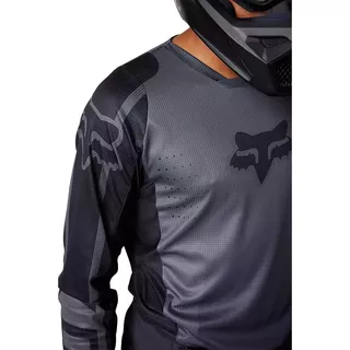 Motocross felső FOX 180 Leed Jersey - Fekete Sötét Árnyék