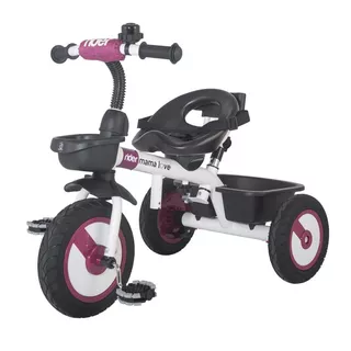 Three-Wheel Stroller/Tricycle with Tow Bar MamaLove Rider - Grey