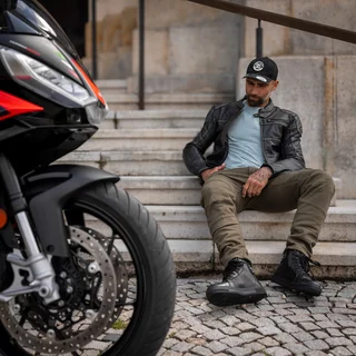 Motorcycle Jeans W-TEC Wallbridge Olive - Olive Green