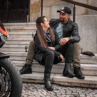 Moto boty W-TEC Ravito - černá