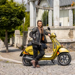 Dámské moto jeansy W-TEC Komehana - černá