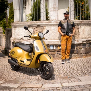 Moto vesta W-TEC Black Heart Regimento - tmavě šedá-kamufláž