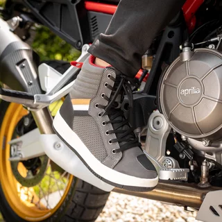 Moto boty W-TEC Sueden - šedá