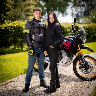 Letní moto bunda W-TEC Pelyes - šedá