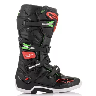 Motorcycle Boots Alpinestars Tech 7 Black/Red/Green 2022