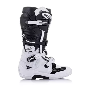 Moto topánky Alpinestars Tech 7 čierna/biela