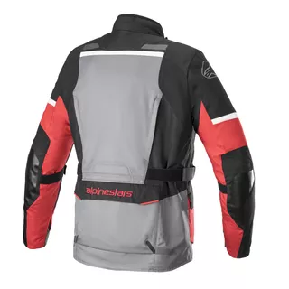 Moto bunda Alpinestars Andes Drystar šedá/čierna/červená