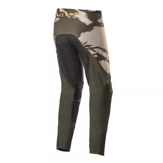 Motocross Pants Alpinestars Racer Tactical Sand/Green/Tangerine 2022 - Sand/Green/Tangerine