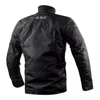 Pánska moto bunda LS2 Metropolis Black - čierna