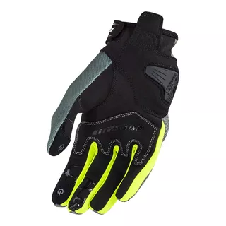 Pánské moto rukavice LS2 Dart 2 Grey H-V Yellow