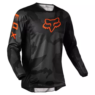 Motocross Jersey FOX 180 Trev Black Camo MX22