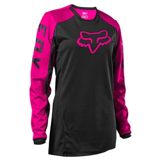 Motokrosový dres FOX 180 Djet Black pink MX22 - černá/růžová