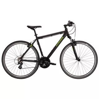 Pánsky crossový bicykel Kross Evado 2.0 28" Gen 004 - čierna/zelená