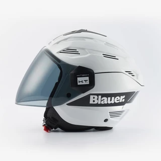 Moto přilba Blauer Brat White/Black - bílá/černá