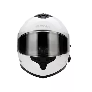 Moto prilba s integrovaným headsetom SENA Outride Shine White