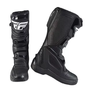 Motocross Boots Fly Racing New Maverik Black - Black