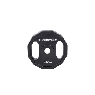 Rubber Coated Weight Plate inSPORTline Ruberton 2.5kg 30 mm