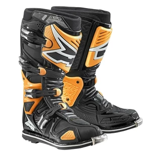 Motocross Boots AXO A2 - Black - Orange