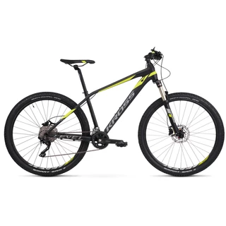 Horský bicykel Kross Level 6.0 27,5" - model 2020 - čierna/grafitová/limetková - čierna/grafitová/limetková