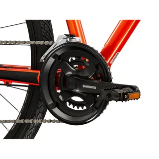 Pánské crossové kolo Kross EVADO 3.0 28" - model 2025 - oranžová/černá/lesk