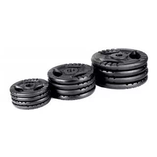 Jednoruční nakládací činkový set KAWMET 2x10 kg - 2.jakost