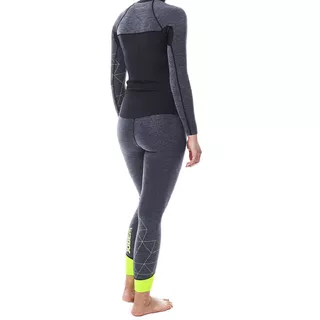 Jobe Reversible Neoprenleggings für Damen - grau-grün