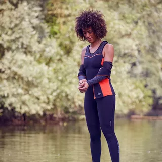 Dámska neoprénová bunda Jobe Porto Jacket - čierno-červená