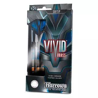 Darts Harrows Vivid Soft 18g R Black – 3 Pieces