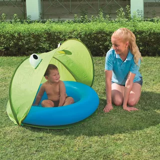 Bazén se strieškou Bestway Paddling Pool 97 x 97 cm - zelená