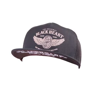 Czapka z daszkiem BLACK HEART Wings Trucker - Czarny