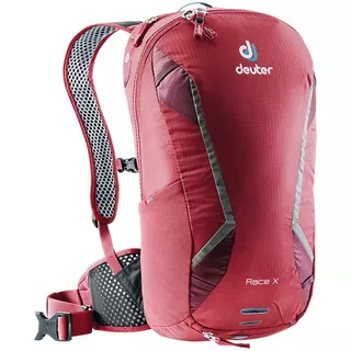 Cycling Backpack DEUTER Race X - Navy-Denim - Cranberry-Maron