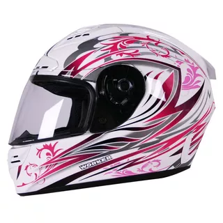 V192 Motorcycle Helmet - Black - Purple