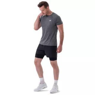 Pánske tričko Nebbia Lightweight Sporty “Grey” 325