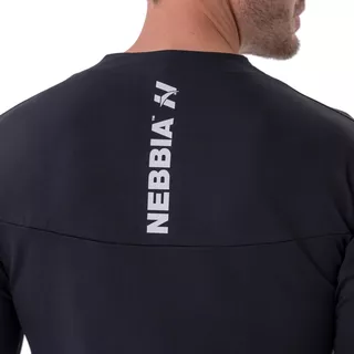 Men’s Long-Sleeve Activewear T-Shirt Nebbia “Layer Up” 329 - Black