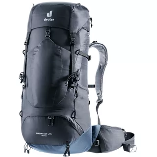 Turistický batoh Deuter Aircontact Lite 40 + 10 - black-marine