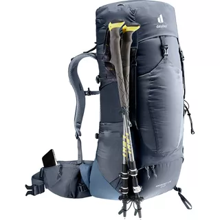 Turistický batoh Deuter Aircontact Lite 40 + 10 - black-marine