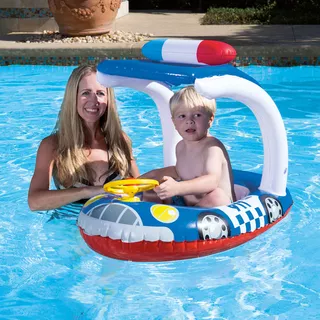 Inflatable Floating Boat Bestway Kiddie Car - Blue