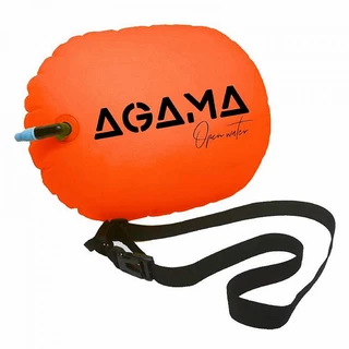Boja pływacka Agama OPEN WATER 7 L - Pomarańczowy