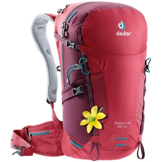 Tourist Backpack DEUTER Speed Lite 22 SL - Alpinegreen-Forest - Cardinal-Maron