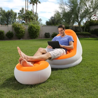 Inflatable Chair Bestway Comfort Cruiser Air Chair - Grey